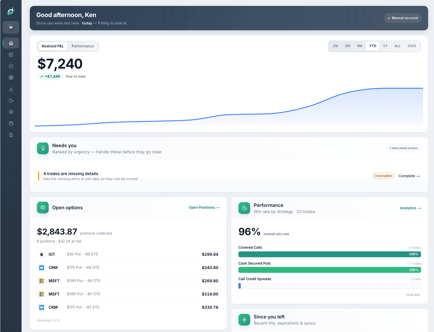 The same Home page in light mode
